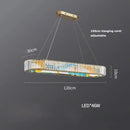 Axyaa Crystal LED Pendant Light Chandelier Living Room Lighting Fixtures