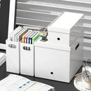 Clear Stacking Drawer Boxes with Lids by Axyaa: Organize Closet, Handle, Wheels
