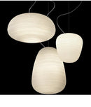 Axyaa Glass Whorls Cocoon Pendant Light: Elegant Illumination for Home Decor