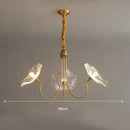 Axyaa Lotus Glass LED Chandelier: Modern Nordic Minimalist Design for Luxurious Home Lighting