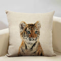 Animal Print Cushion 45x45cm for Sofa, Car Seat & Living Room Decor by Axyaa