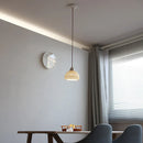 Axyaa Loft Vintage LED Pendant Light - White Ceramic Shade Chandelier