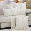 Axyaa White Pillowcase with Golden Sequin Embroidery - Halloween Theme