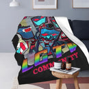 Axyaa Flannel Blanket: Luxurious, Breathable Throw for Bed, Couch, Spring & Autumn