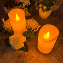 Axyaa Flameless LED Pillar Candle Wedding Home Party Decor