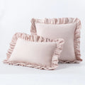 Axyaa Velvet Ruffle Cushion Cover for Home Decor 30x50/45/50cm