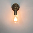 Axyaa Industrial Bronze Wall Lamp with Adjustable Head for Hallway Loft Lighting