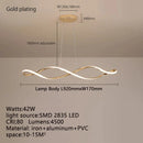 Nordic LED Chandelier by Axyaa: Modern Strip Pendant Lighting for Home, Dining, Living Room