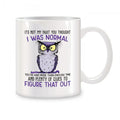 Axyaa Owl Mug for Her Mom Birthday Gifts - Novelty Ceramic Tea Cups 11 oz