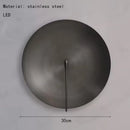 Axyaa Mini Metal Plate Wall Light for Nordic Living Room Decor