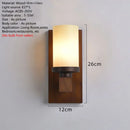 Axyaa Solid Wood Wall Lamp for Living Room TV Bedroom Corridor Staircase
