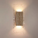 Axyaa Nordic Retro Yellow Cave Stone Wabi Sabi Bedside Wall Lights