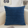 Axyaa Green Velvet Corduroy Striped Cushion Cover 45x45cm Modern Home Decor Pillow Case