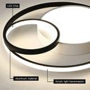 Axyaa Circle LED Ceiling Light Remote Control Bedroom Lamp Modern Living Room Lighting