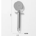 Axyaa Stainless Steel Pizza Cutter Wheel Scissor Bakeware Kitchen Tool