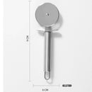 Axyaa Stainless Steel Pizza Cutter Wheel Scissor Bakeware Kitchen Tool