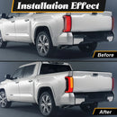 Axyaa Tail Lamps for Toyota Tundra - Running Brake Yellow Turn Signal Tail Light