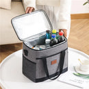 Axyaa Insulated Lunch Bag with Shoulder Strap - Large Capacity Portable Tote