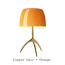 Modern Bauhaus Glass Table Lamp in Vibrant Colors by Axyaa
