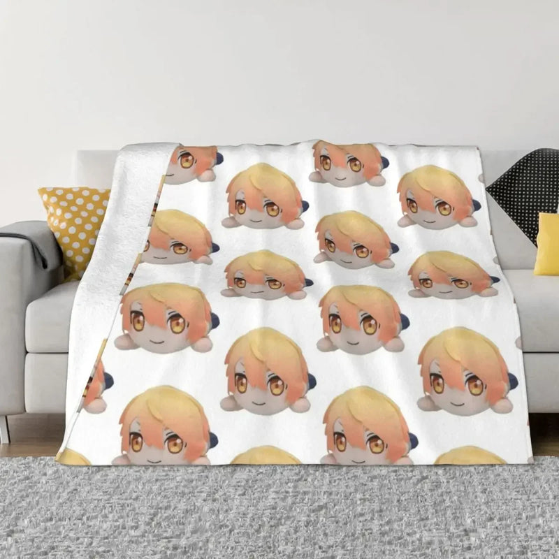 Axyaa Tsukasa Tenma Plush Blanket - Soft Travel Throw Blanket
