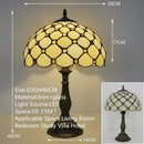 Axyaa Luxury Color Glass Table Lamp for Living Room Bedroom Study and Hotel