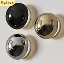 Axyaa Nordic LED Wall Lamp: Modern Circular Lighting for Bedroom, Living Room, Corridor, Staircase