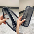 Axyaa Mesh Travel Makeup Bag Cosmetic Brush Organizer Kit Pouch Storage Accessories