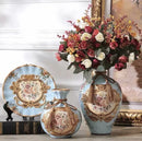 Ceramic Vase Set for Home Decor by Axyaa