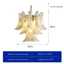 Axyaa Glass Villa Ceiling Pendant Lamp Set for Living Room and Staircase