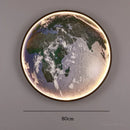 Axyaa Nordic Earth Mural LED Wall Lamps - Modern Planet Art Decor Lighting