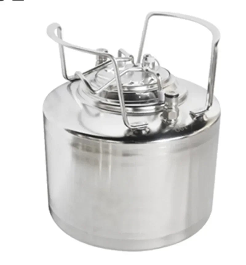 Axya Stainless Steel Nitrogen Coffee Keg Ball lock Growler Dispenser for Home Brew