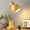 Axyaa Korean Style Desk Lamp with Pen Holder, Dimmable and Eye Protection