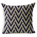 Axyaa Geometric Color Block Abstract Throw Pillow Cover