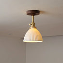 Axyaa LED Glass Ceiling Lamp Modern Yellow Lighting for Home Restaurant Hallway