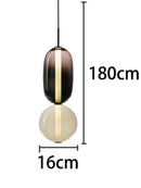 Axyaa Glass Floor Lamp Living Room Bedroom Lollipop Headboard INS Desk Lamp Sofa Ambient Light
