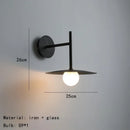 Axyaa Circular Iron UFO LED Wall Lamp for Nordic Living Room, Bedroom & Study