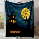 Axyaa Cartoon Cute Halloween Gift Flannel Sofa Blanket