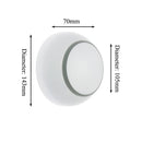 Axyaa Rotating LED Wall Lamp for Home Bedroom Stairs Sofa Background Lighting
