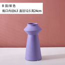 Axyaa Minimalist Ceramic Vase for Flowers and Desk Decoration