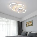 Axyaa Princess Heart Cloud LED Ceiling Lights Dimmable Chandelier for Girl's Room