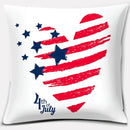 Axyaa LOVE USA Square Pillowcase for Home Decor