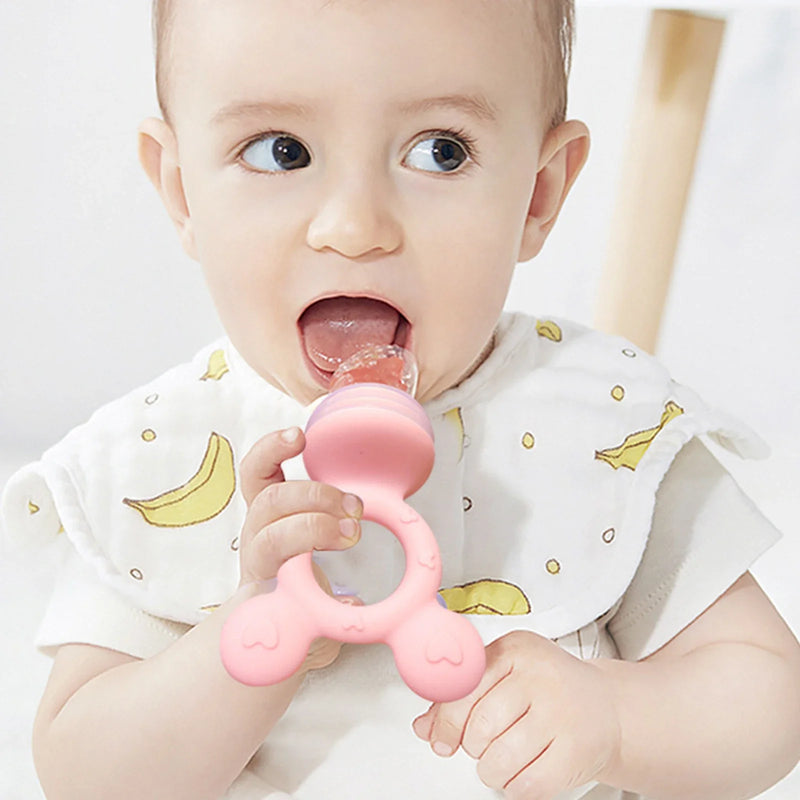 Axya Baby Fruit Feeder Pacifier - Safe Silicone Nibbler for Kids