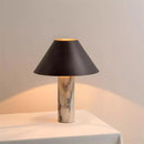 Axyaa Marble Table Lamp, Modern Design, LED Desk Lamp for Home Living Room Bedroom.