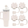 Axyaa Silicone Flower Straw Cover for Stanley Cup 30&40Oz Tumblers