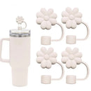 Axyaa Silicone Flower Straw Cover for Stanley Cup 30&40Oz Tumblers