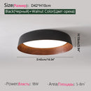Axyaa Modern LED Ceiling Light Wood Finish for Home Decoration