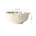 Axyaa Blue Cherry Blossom Ceramic Tableware Set