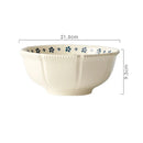 Axyaa Blue Cherry Blossom Ceramic Tableware Set