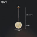 Axyaa Crystal Ball Wall Lamp, Elegant Bedroom Lighting for Girls, Lychee Trendy Design