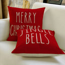 Axyaa Red Christmas Pillows - Soft Cushion Covers for Home Decor